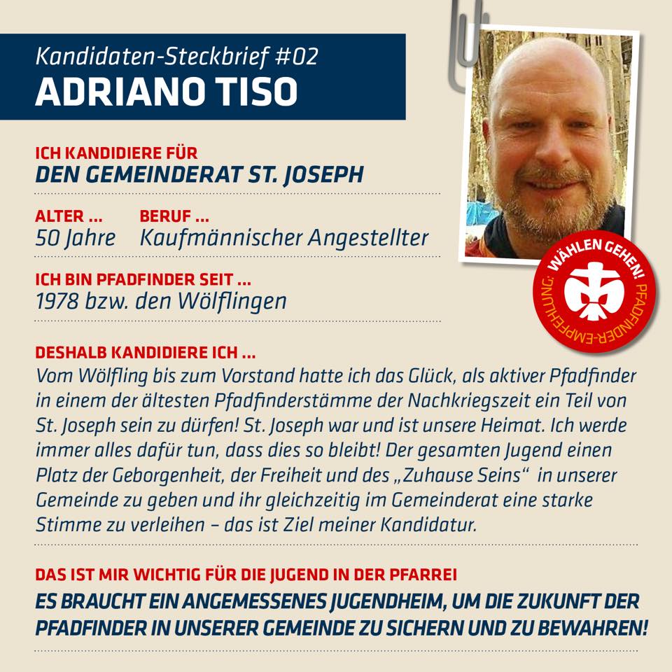 Adriano Tiso Steckbrief