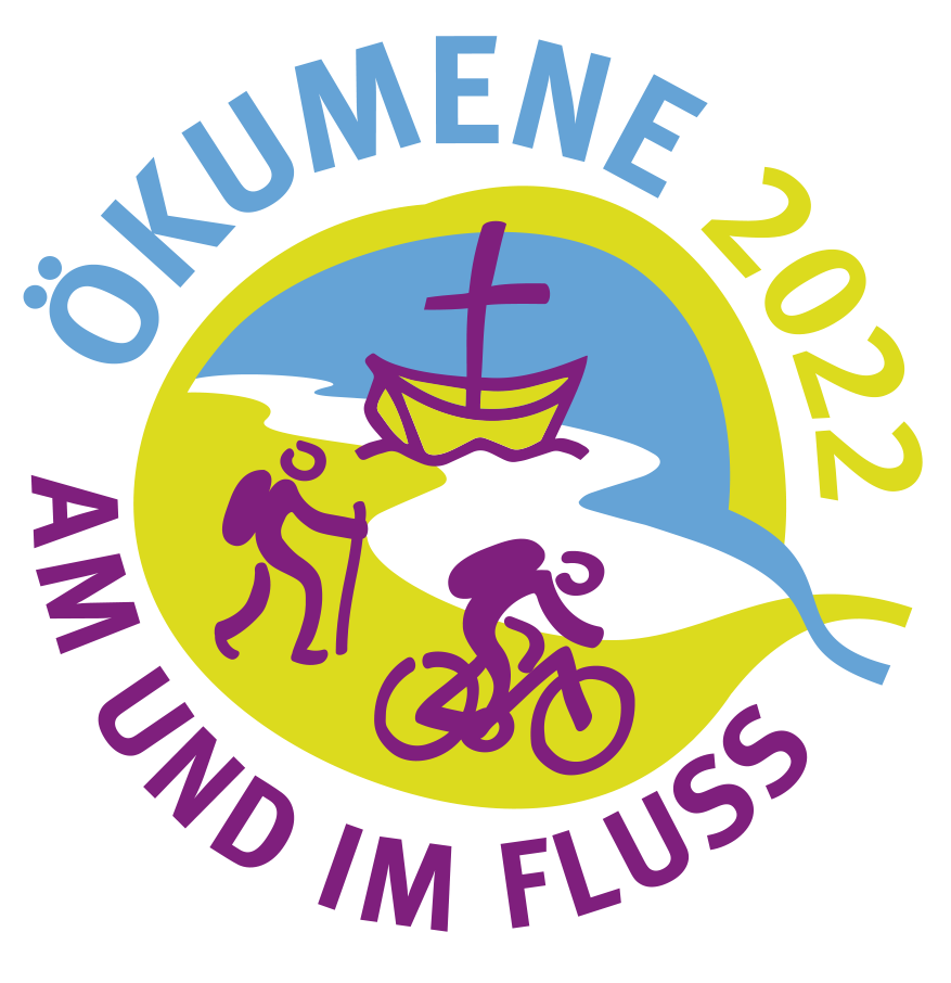 Logo Oekumene2022 am und im fluss